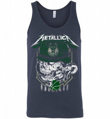 Metallica Skull Snake Milwaukee Bucks Tank - zezetee