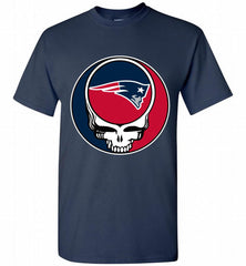 New England Patriots Grateful Dead Logo Band Shirt - zezetee