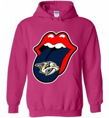 Nashville Predators  x The Rolling Stones Logo Hoodie - zezetee