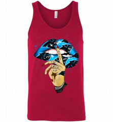 NFL Carolina Panthers Lip Shut The Fuck Up Tank - zezetee