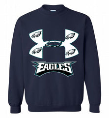 Under Armour Philadelphia Eagles Crewneck Sweatshirt - zezetee