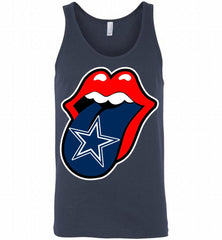 Dallas Cowboys  x The Rolling Stones Logo Tank - zezetee