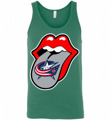 Columbus Columbus Blue Jackets  x The Rolling Stones Logo Tank - zezetee