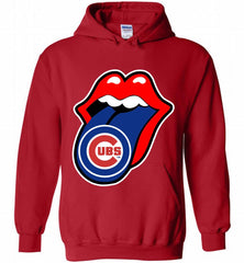 Chicago Cubs  x The Rolling Stones Logo Hoodie - zezetee