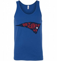 BET AGAINST US New England Patriots Tank - zezetee