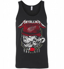 Metallica Skull Snake Detroit Red Wings Tank - zezetee
