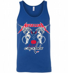 Metallica Washington Capitals Logo Tank - zezetee