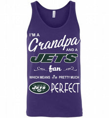 I'M A Grandpa And A New York Jets Pretty Much Perfect Tank - zezetee