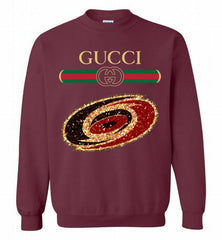 Gucci Carolina Hurricanes Logo Crewneck Sweatshirt - zezetee