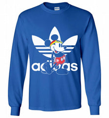 ADIDAS SWIMMING MICKEY MOUSE DISNEY SPORTS Gildan Long Shirt - zezetee
