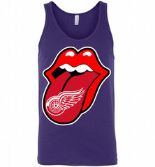 Detroit Red Wings  x The Rolling Stones Logo Tank - zezetee