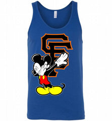 Disney Mickey Mouse Dabbing San Francisco Giants Tank - zezetee