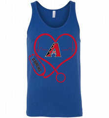 Nurse Heartbeat Arizona Diamondbacks Tank - zezetee