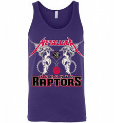 Metallica Toronto Raptors Logo Tank - zezetee