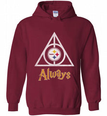 Pittsburgh Steelers deathly Hallows always trending gift Hoodie - zezetee