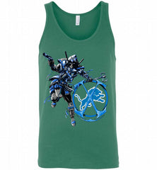 Deadpool Assassin Detroit Lions Fan Tank - zezetee