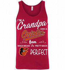 I'M A Grandpa And A Baltimore Orioles Fans Gift Tank - zezetee
