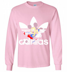 ADIDAS FOOTBALL MICKEY MOUSE DISNEY SPORTS Gildan Long Shirt - zezetee