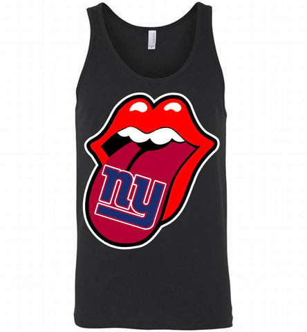 New York Giants  x The Rolling Stones Logo Tank - zezetee
