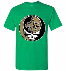 New Orleans Saints Grateful Dead Logo Band Shirt - zezetee