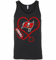 Nurse Heartbeat Tampa Bay Buccaneers Tank