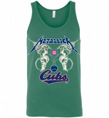 Metallica Chicago Cubs Logo Tank - zezetee