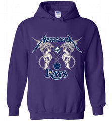 Metallica Tampa Bay Rays Logo Hoodie - zezetee