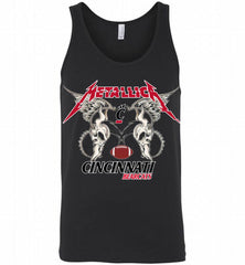 Metallica Cincinnati Bearcats Logo Tank - zezetee