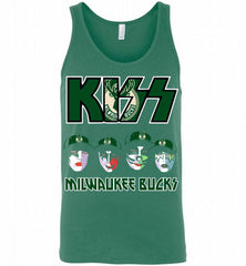 Kiss Milwaukee Bucks Logo Tank - zezetee