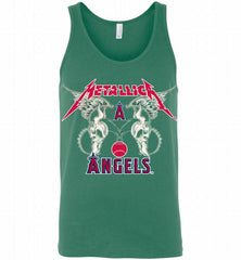 Metallica Los Angeles Angels Logo Tank - zezetee