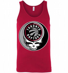 Toronto Raptors Grateful Dead Logo Band Tank - zezetee