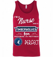 I'M A Nurse And A MinnesotaTimberwolves Fans Perfect Tank - zezetee
