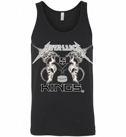 Metallica Los Angeles Kings Logo Tank - zezetee