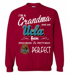 I'M A Grandma And A UCLA Bruins Fan Crewneck Sweatshirt - zezetee