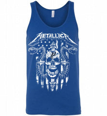 Metallica Snake Skull San Antonio Spurs Logo Tank - zezetee