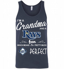 I'M A Grandma And A Tampa Bay Rays Fans Gift Tank - zezetee