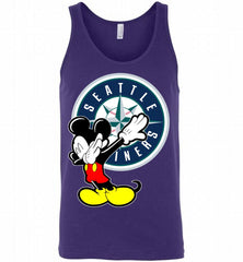 Disney Mickey Mouse Dabbing Seattle Mariners Tank - zezetee