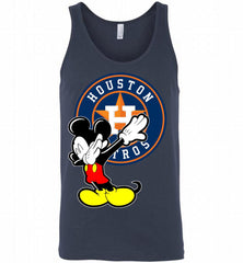 Disney Mickey Mouse Dabbing Houston Astros Tank - zezetee