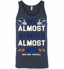 New York Giants We Almost Always Almost Win Tank - zezetee