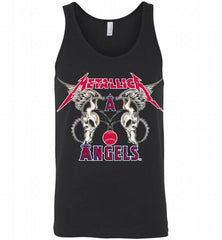 Metallica Los Angeles Angels Logo Tank - zezetee