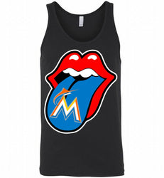 Miami Marlins  x The Rolling Stones Logo Tank