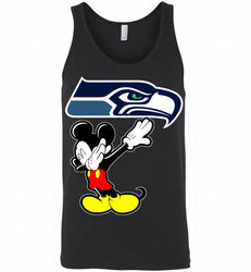Disney Mickey Mouse Dabbing Seattle Seahawks Tank