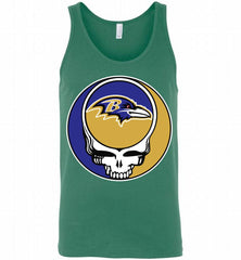 Baltimore Ravens Grateful Dead Logo Band Tank - zezetee