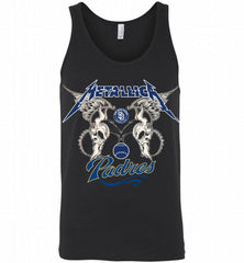 Metallica San Diego Padres Logo Tank - zezetee