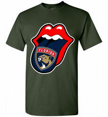 Florida Panthers  x The Rolling Stones Logo Shirt - zezetee
