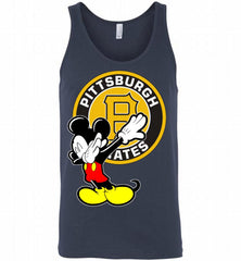 Disney Mickey Mouse Dabbing Pittsburgh Pirates Tank - zezetee