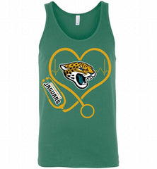 Nurse Heartbeat Jacksonville Jaguars Tank - zezetee