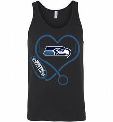 Nurse Heartbeat Seattle Seahawks Tank