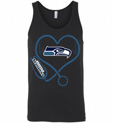 Nurse Heartbeat Seattle Seahawks Tank - zezetee