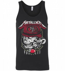 Metallica Skull Snake San Francisco 49ers Tank - zezetee